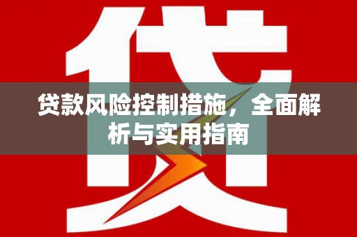 神池贷款风险控制措施，全面解析与实用指南