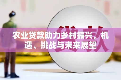 万载农业贷款助力乡村振兴，机遇、挑战与未来展望