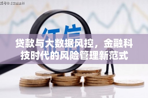 天水贷款与大数据风控，金融科技时代的风险管理新范式