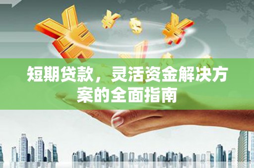 贞丰短期贷款，灵活资金解决方案的全面指南