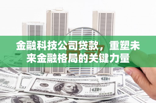 海伦金融科技公司贷款，重塑未来金融格局的关键力量