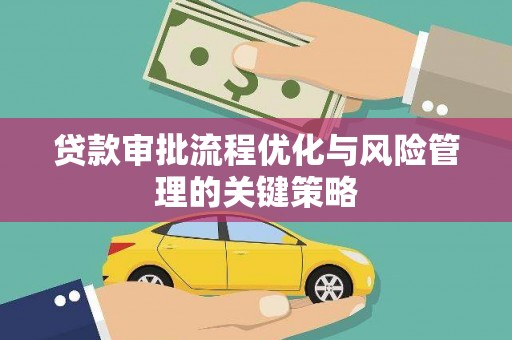 凤林贷款审批流程优化与风险管理的关键策略
