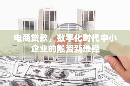 含山电商贷款，数字化时代中小企业的融资新选择