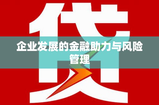 汝南企业发展的金融助力与风险管理