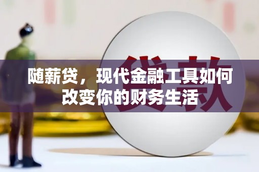 嵊泗随薪贷，现代金融工具如何改变你的财务生活