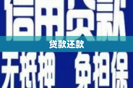 惠济贷款还款