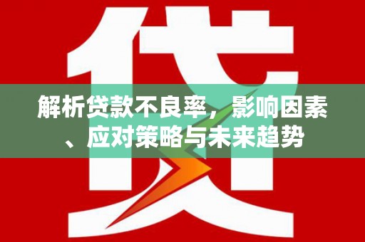 九龙城解析贷款不良率，影响因素、应对策略与未来趋势