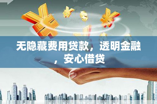 万载无隐藏费用贷款，透明金融，安心借贷
