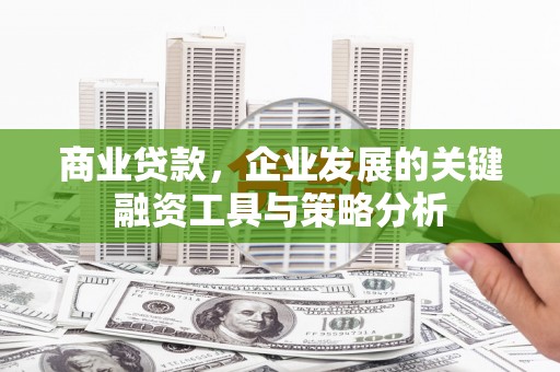 连山商业贷款，企业发展的关键融资工具与策略分析