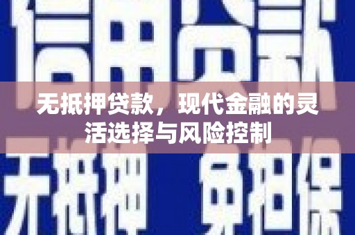 平南无抵押贷款，现代金融的灵活选择与风险控制