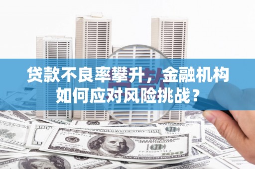 永川贷款不良率攀升，金融机构如何应对风险挑战？