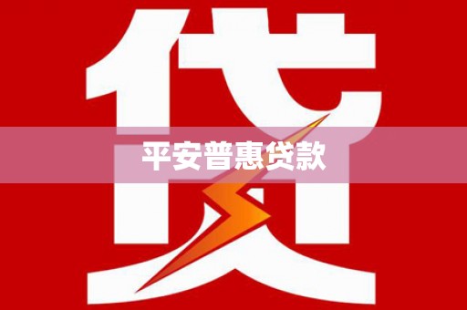 民丰平安普惠贷款