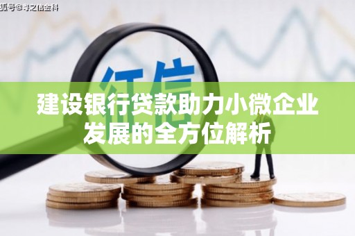 福田建设银行贷款助力小微企业发展的全方位解析