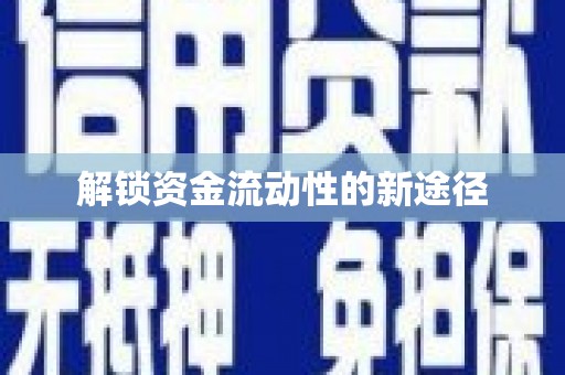 呼和浩特解锁资金流动性的新途径
